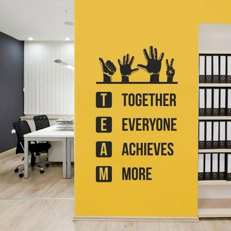 Signboard Company in Dubai office wall decals printing dubai indoor branding touch sign
