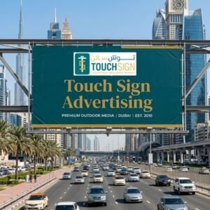 Signboard Company in Dubai outdoor banner printing dubai touch sign